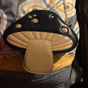 Black and brown purse